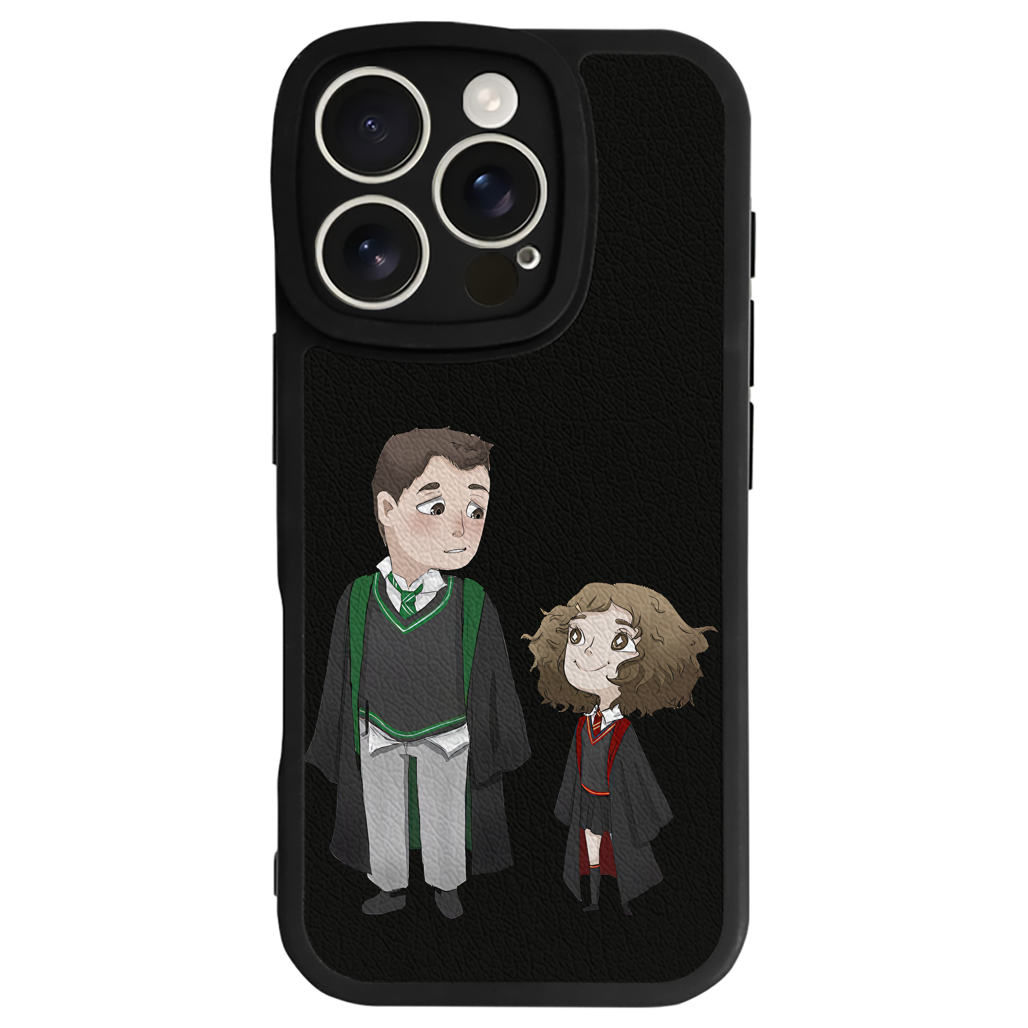 （画像用） Harry Potter ハリー・ポッターシリーズ 【iPhone 16シリーズ対応】シリコンスマホケース（レザー調） 材質：シリコン